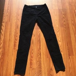 5/$15 ENDS 8/7 Corduroy Uniqlo Black Skinny Jeans